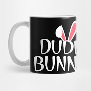 Dude Bunny Family Rabbit Matching Couple Buddy Easter Mug